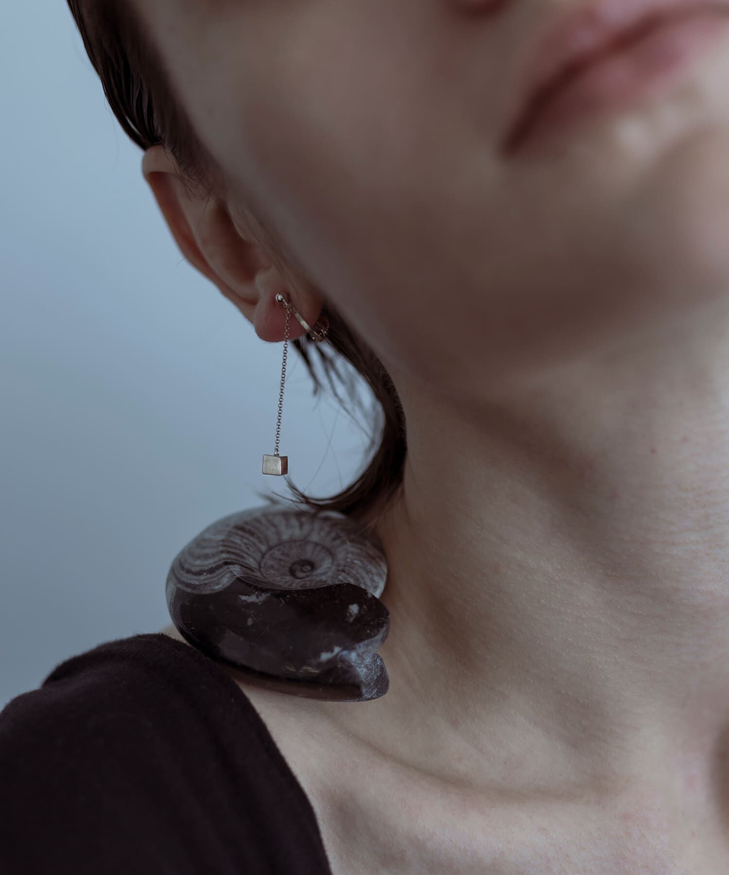 SMELLY「SMELLY so　cube chain earring」|イヤリング|