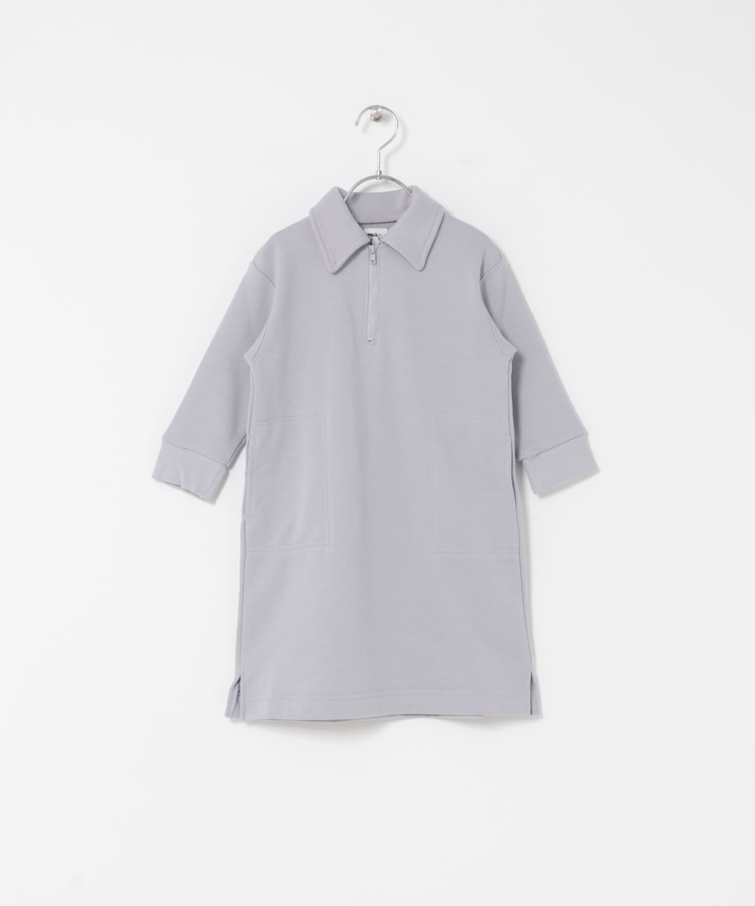 URBAN RESEARCH DOORS「『WEB/一部店舗限定サイズ』裏毛ハーフジップワンピース(KIDS)」|ワンピース|
