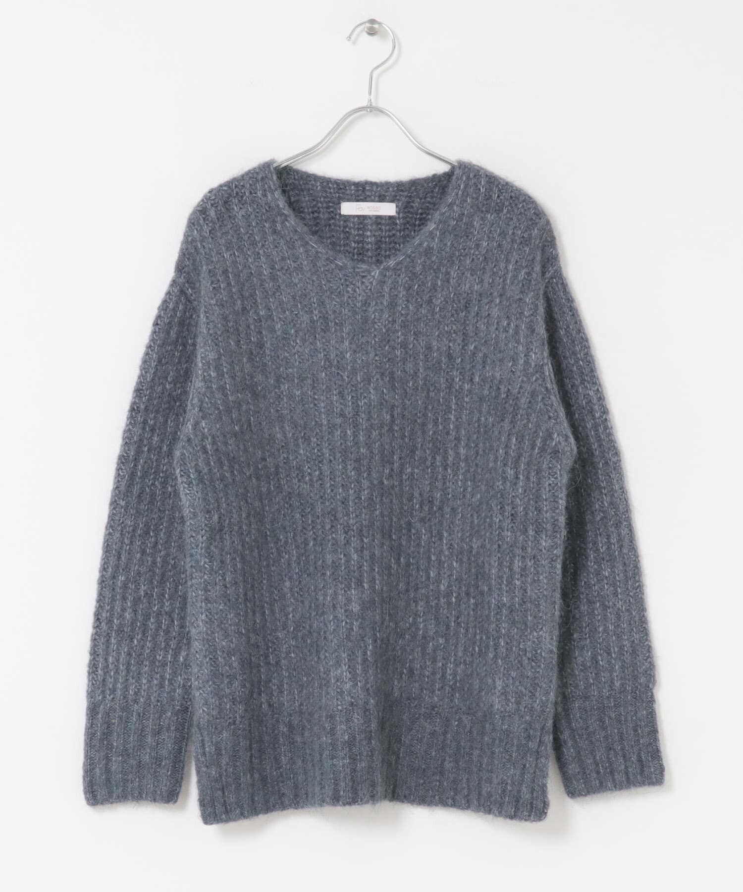 URBAN RESEARCH ROSSO「F by ROSSO　ミックス糸Vネックニット」|ニット・セーター|