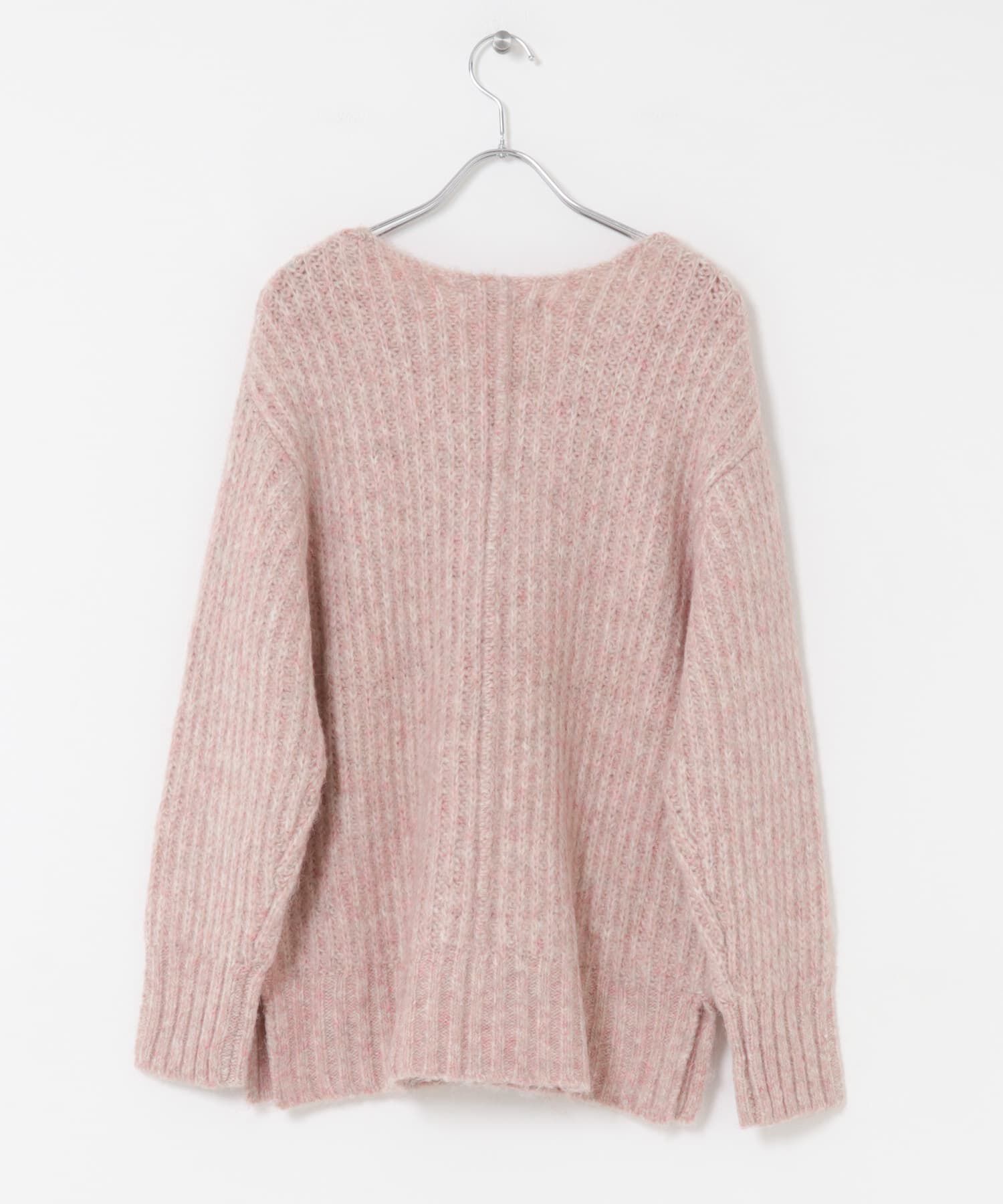 URBAN RESEARCH ROSSO「F by ROSSO　ミックス糸Vネックニット」|ニット・セーター|