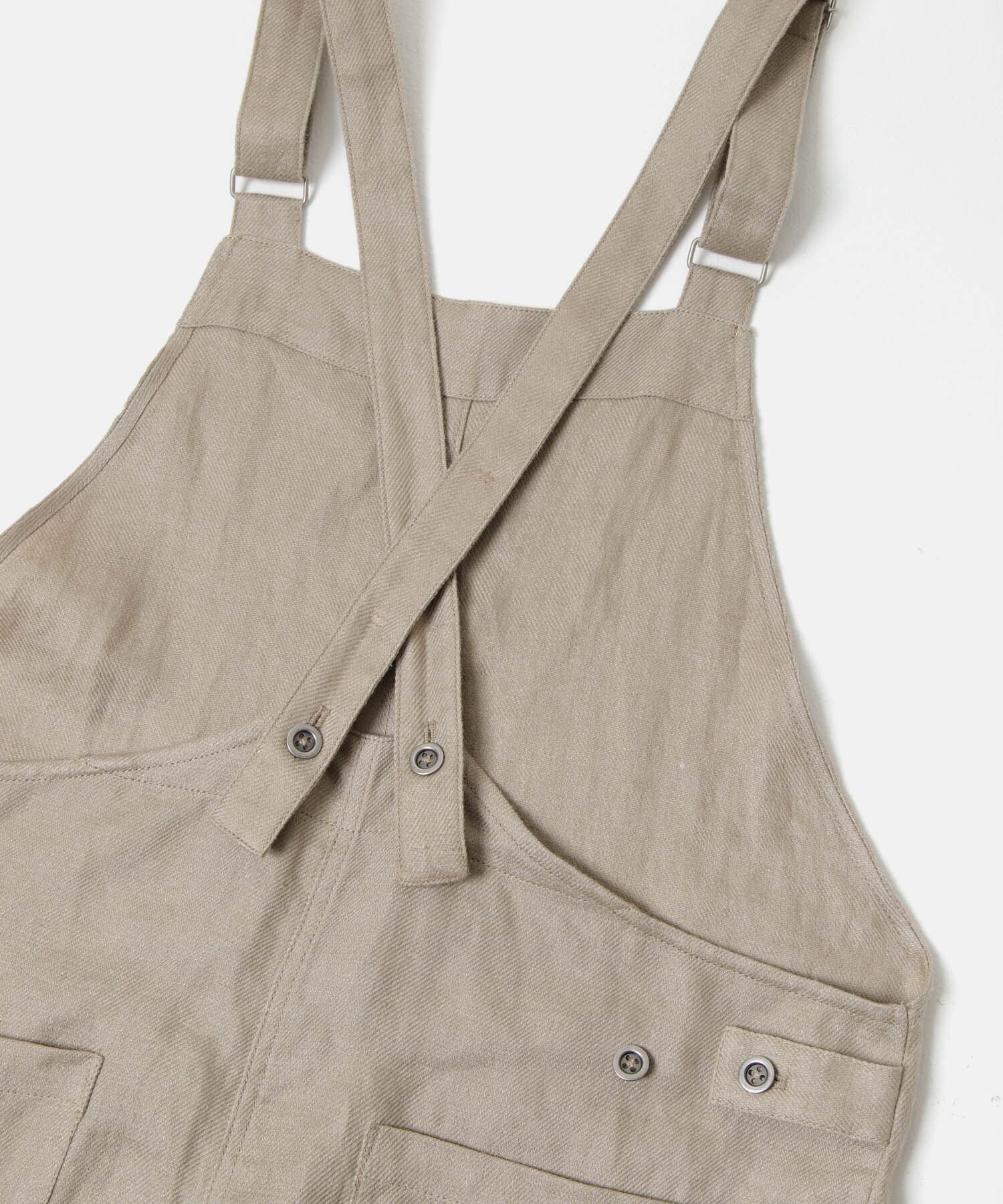 かぐれ「リネンバッククロスサロペット」|スカート|