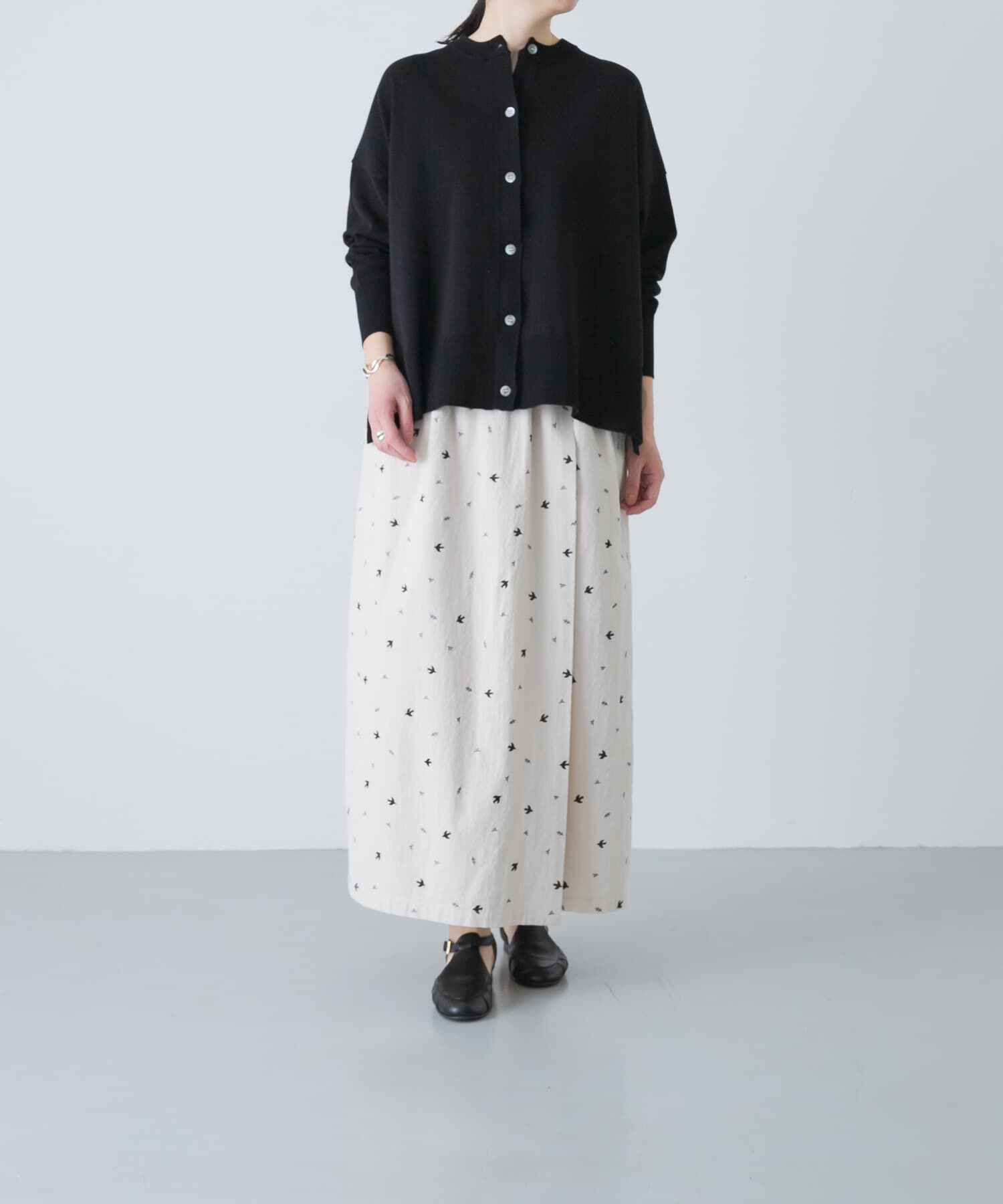 かぐれ「ハイツイストコットンワイドカーディガン」|カーディガン|