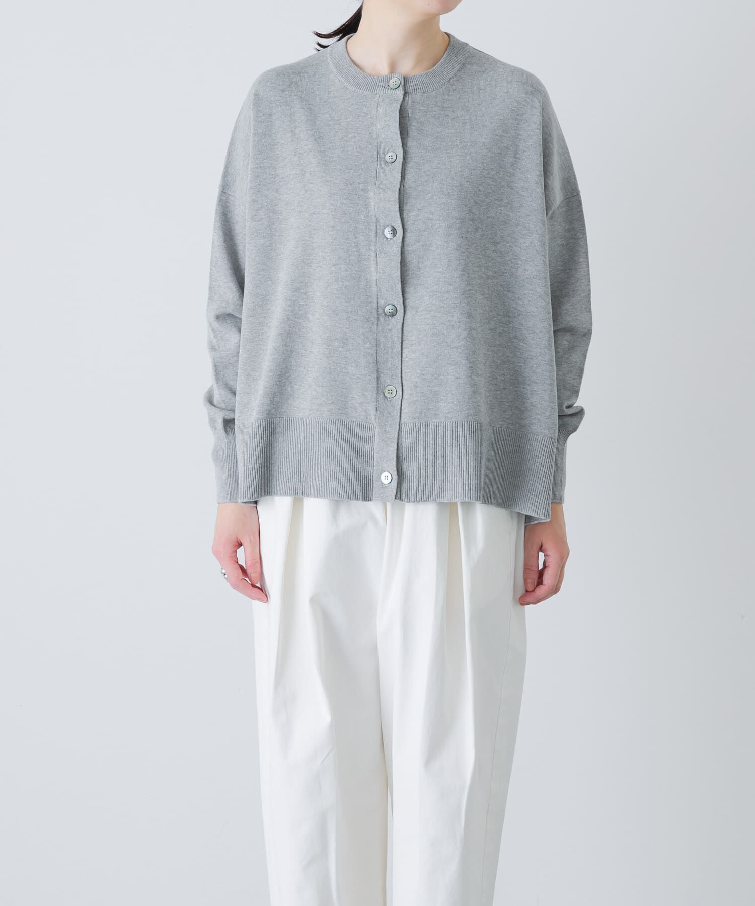かぐれ「ハイツイストコットンワイドカーディガン」|カーディガン|