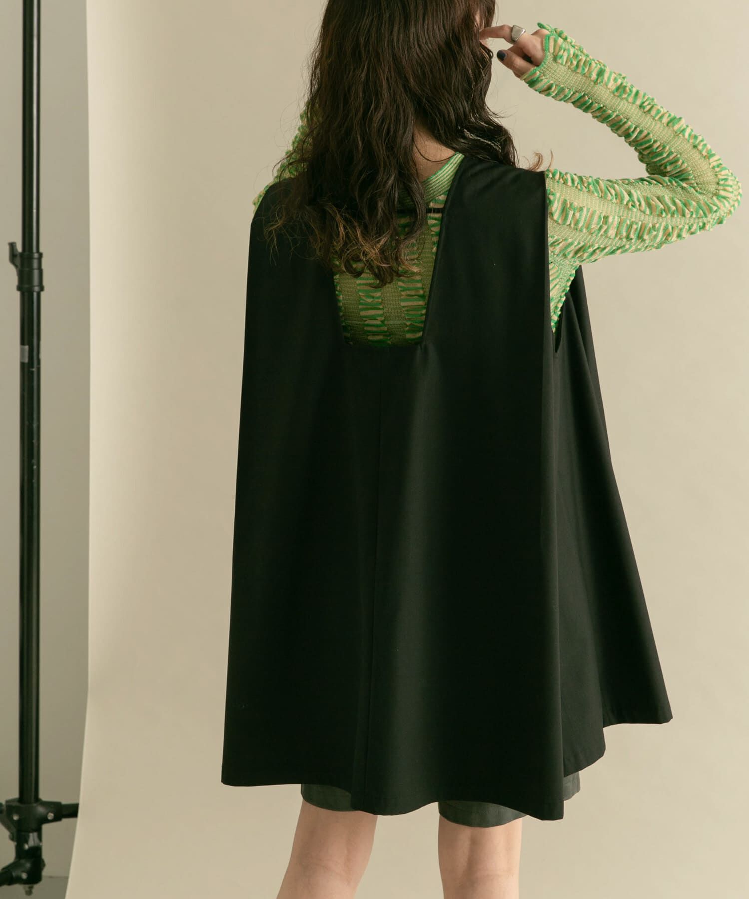  「ショルダータックミニワンピース」|ワンピース|