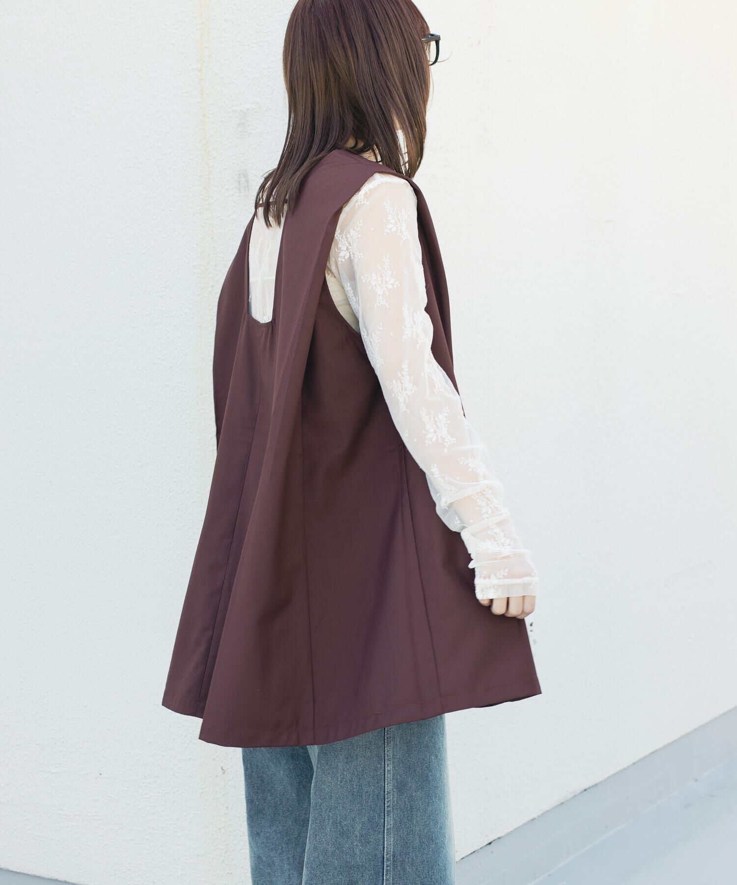  「ショルダータックミニワンピース」|ワンピース|