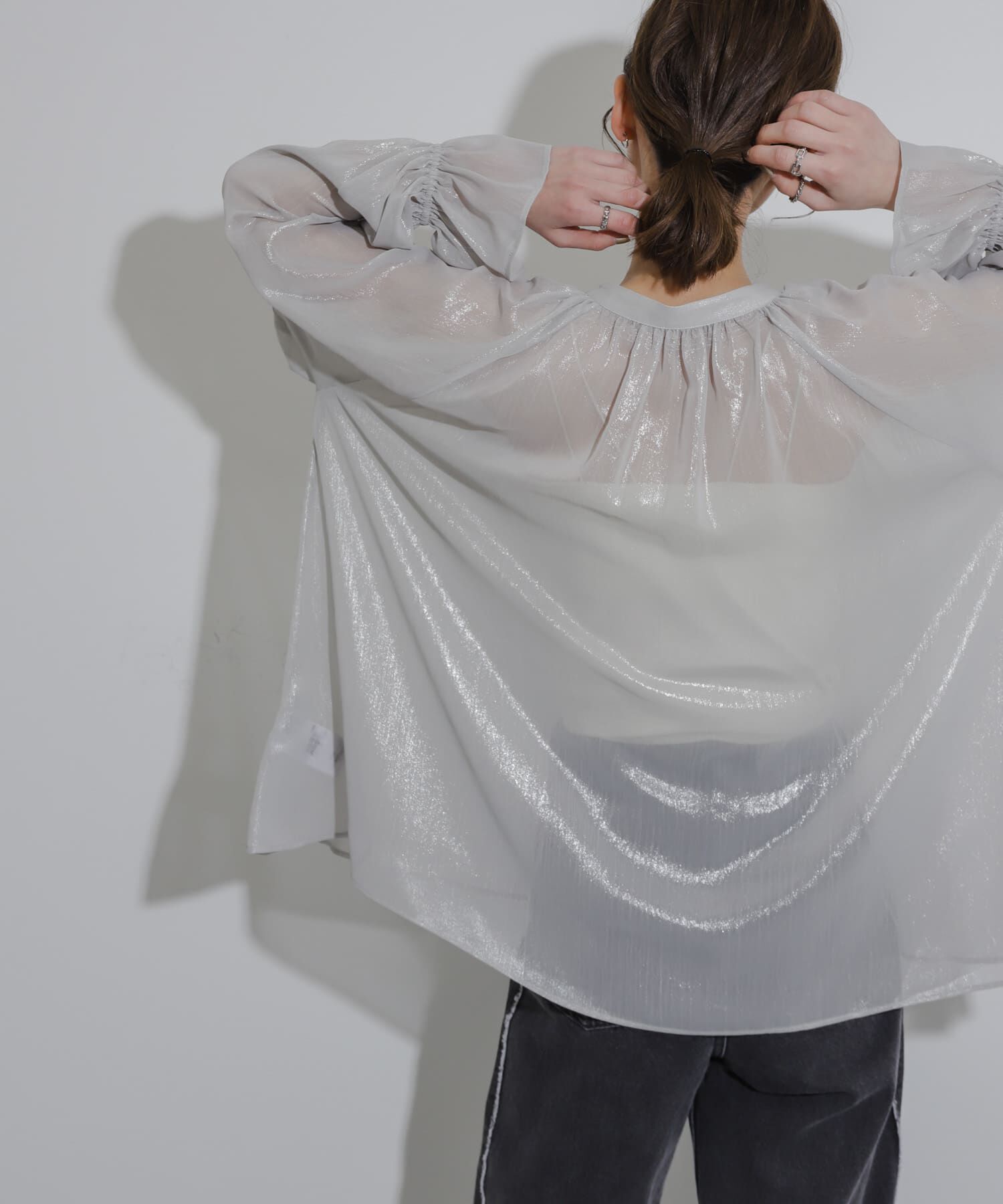 SENSE OF PLACE by URBAN RESEARCH「ハクプリントブラウス」|シャツ・ブラウス|