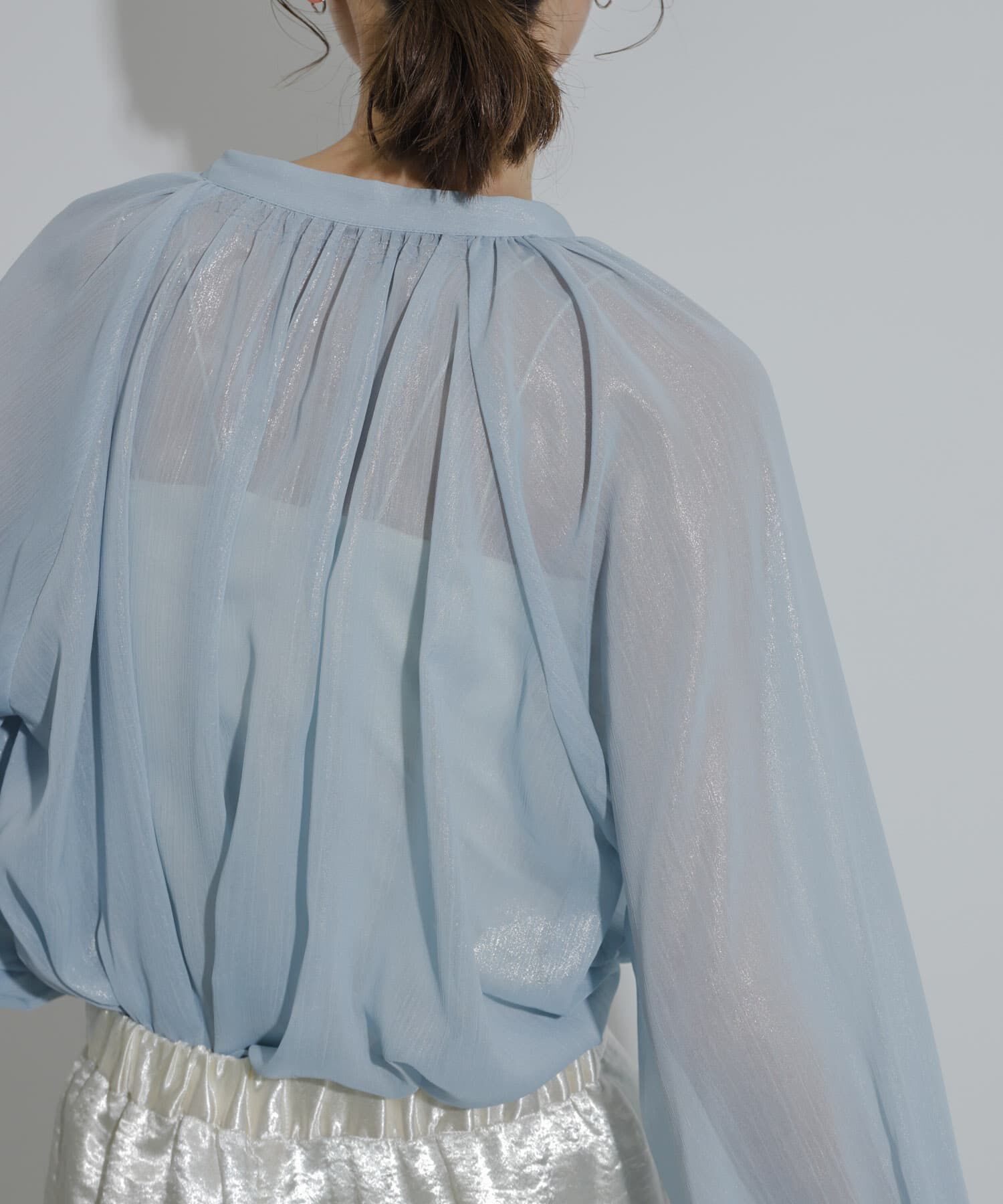 SENSE OF PLACE by URBAN RESEARCH「ハクプリントブラウス」|シャツ・ブラウス|