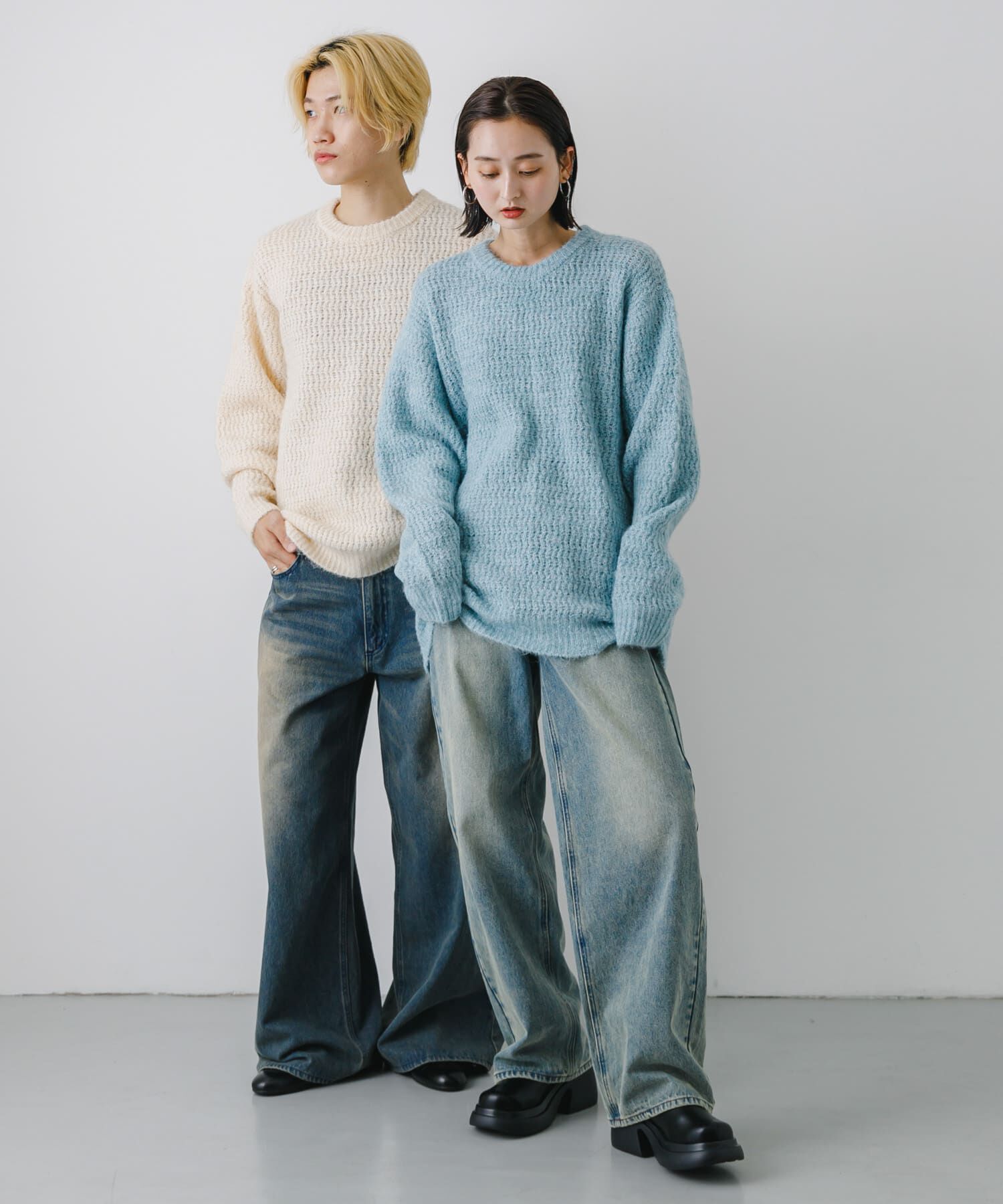 SENSE OF PLACE by URBAN RESEARCH「『ユニセックス』ローゲージカラーニット」|ニット・セーター|