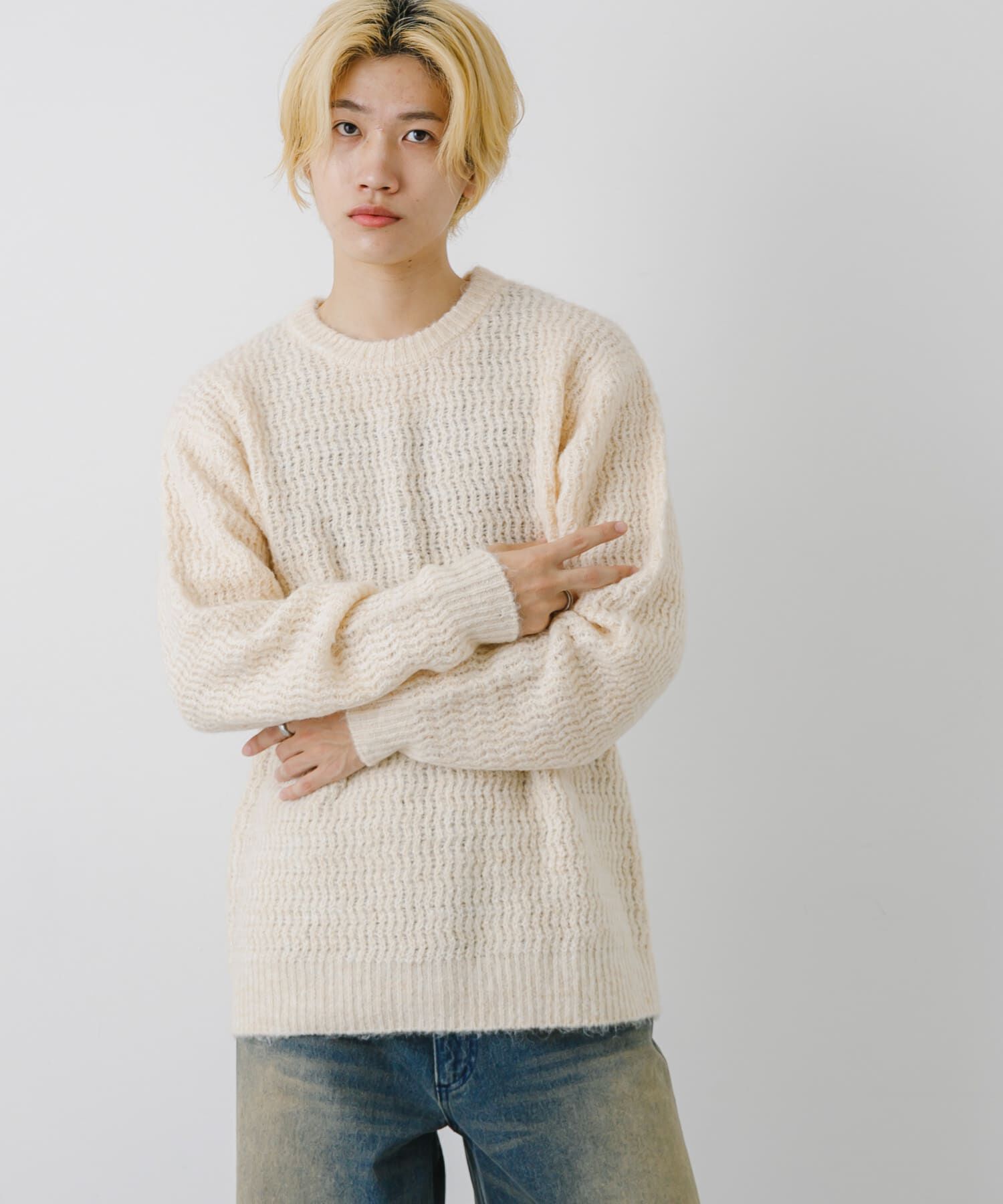 SENSE OF PLACE by URBAN RESEARCH「『ユニセックス』ローゲージカラーニット」|ニット・セーター|