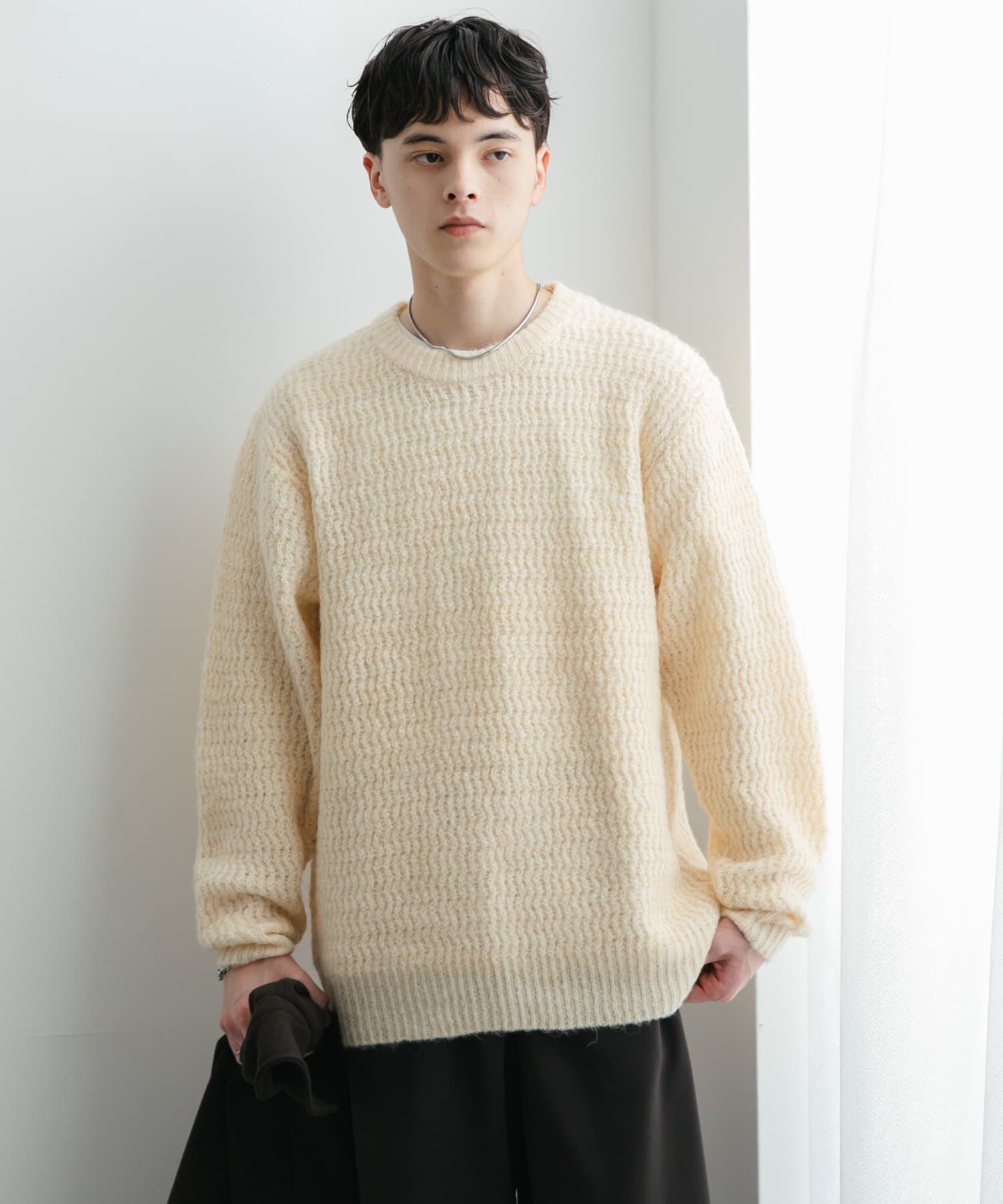 SENSE OF PLACE by URBAN RESEARCH「『ユニセックス』ローゲージカラーニット」|ニット・セーター|