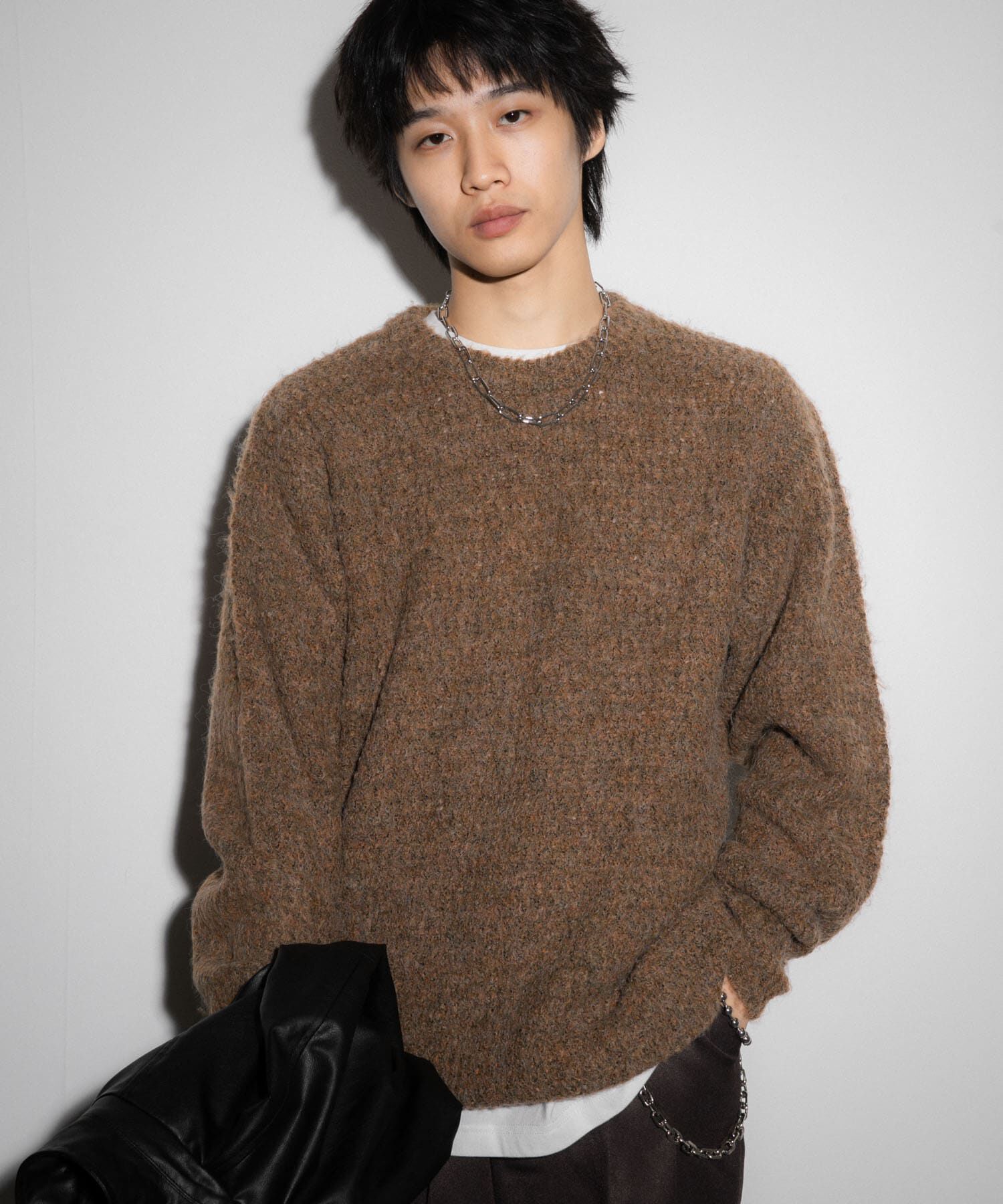 SENSE OF PLACE by URBAN RESEARCH「『ユニセックス』ローゲージカラーニット」|ニット・セーター|ブラウン