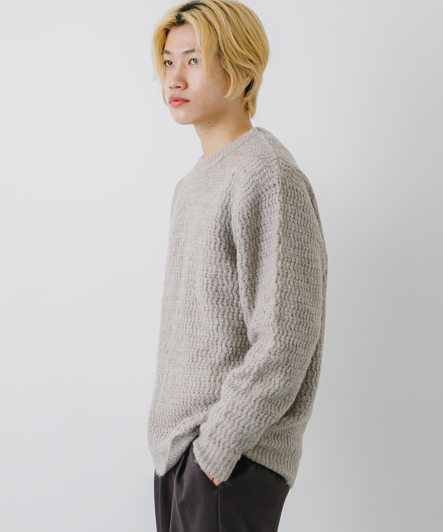 SENSE OF PLACE by URBAN RESEARCH「『ユニセックス』ローゲージカラーニット」|ニット・セーター|