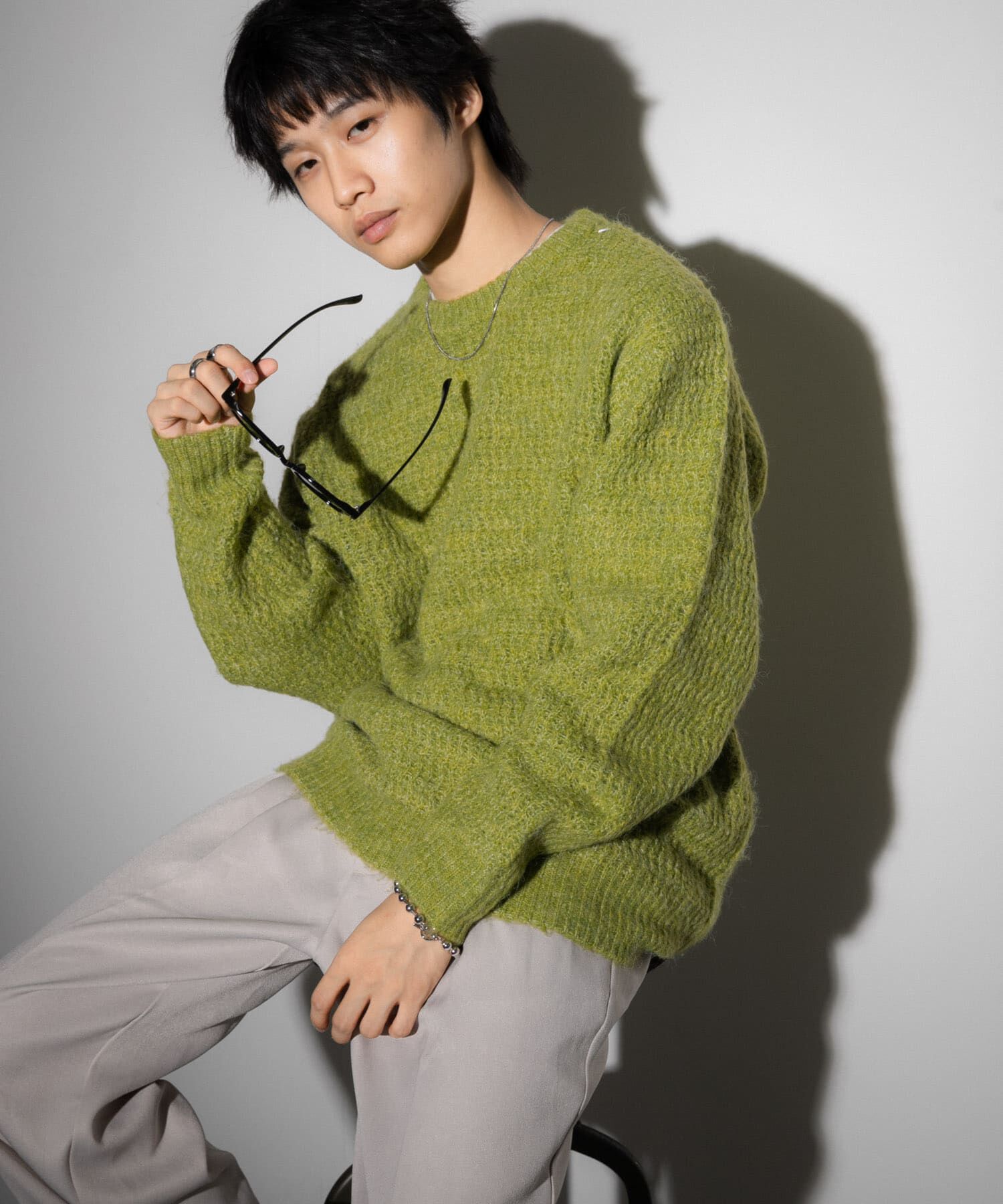 SENSE OF PLACE by URBAN RESEARCH「『ユニセックス』ローゲージカラーニット」|ニット・セーター|