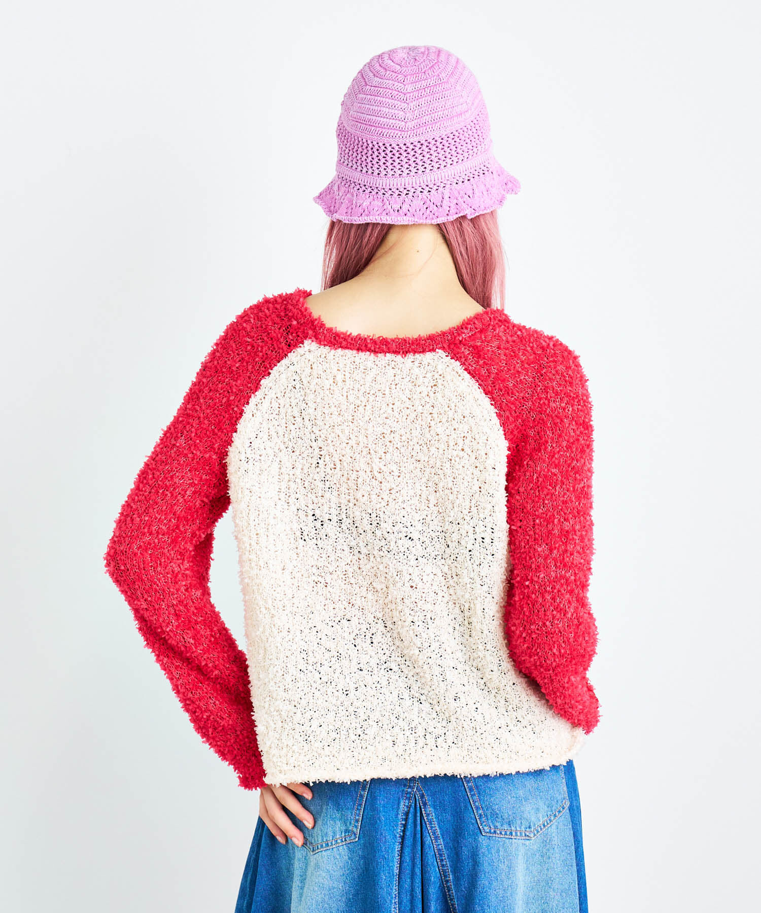 SENSE OF PLACE by URBAN RESEARCH「ANNA SUI NYC　フラッグヤーンANニットプルオーバー」|ニット・セーター|