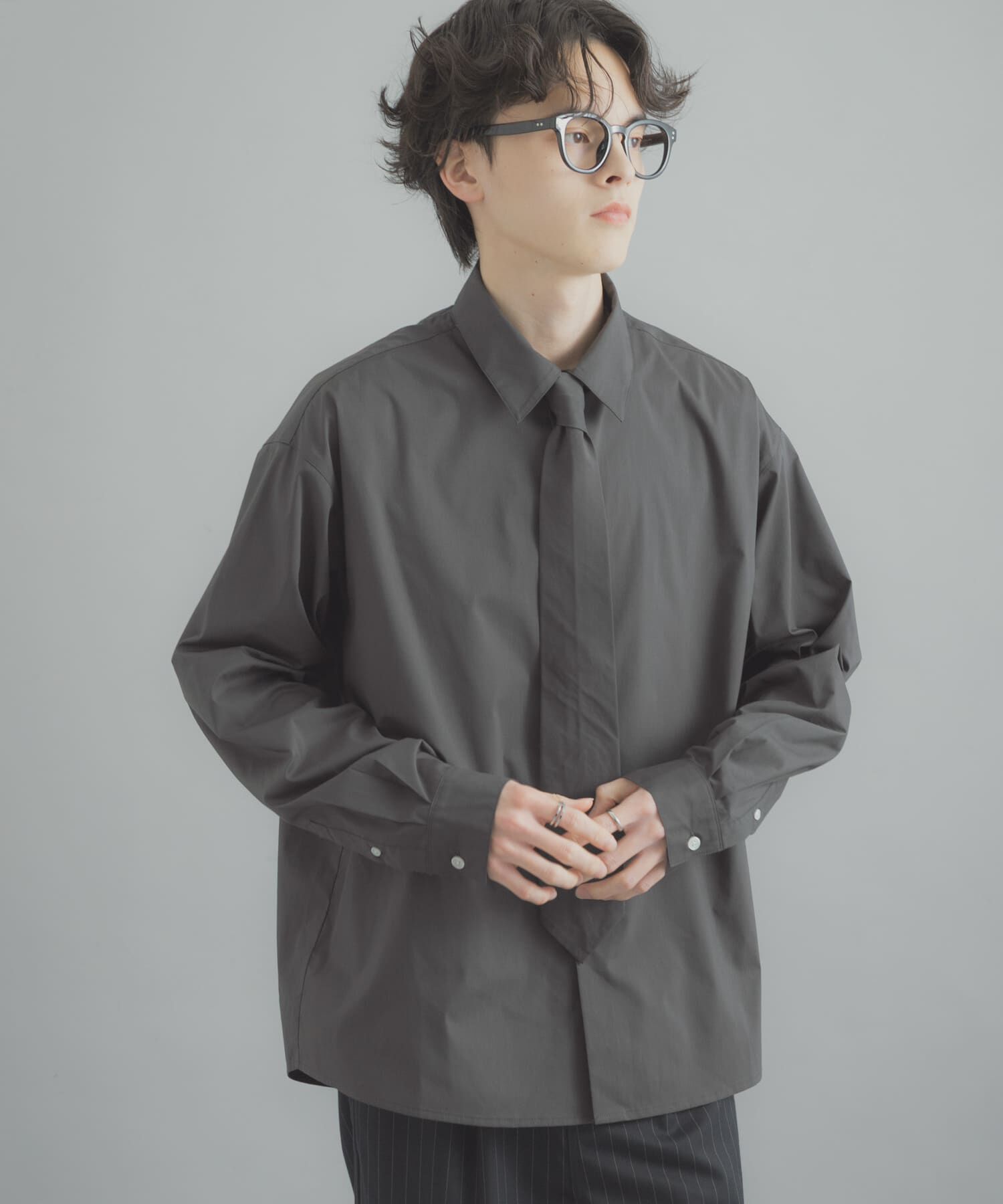 SENSE OF PLACE by URBAN RESEARCH「レギュラーカラーネクタイシャツ」|シャツ・ブラウス|