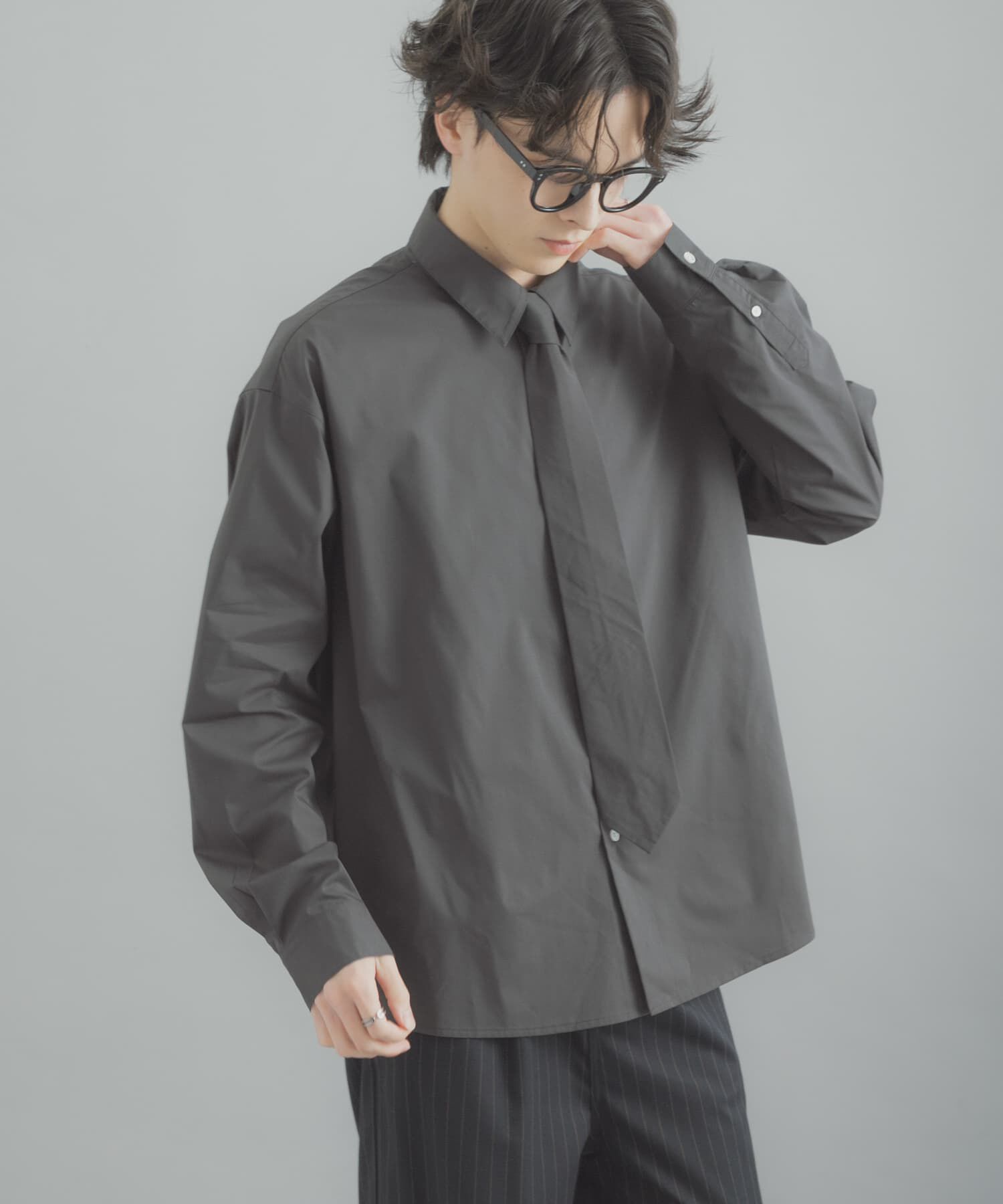 SENSE OF PLACE by URBAN RESEARCH「レギュラーカラーネクタイシャツ」|シャツ・ブラウス|