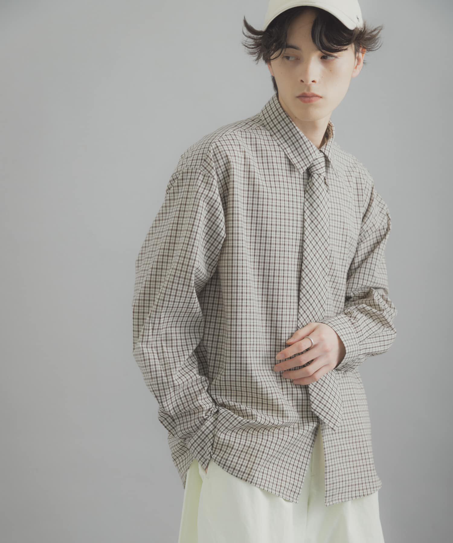 SENSE OF PLACE by URBAN RESEARCH「レギュラーカラーネクタイシャツ」|シャツ・ブラウス|