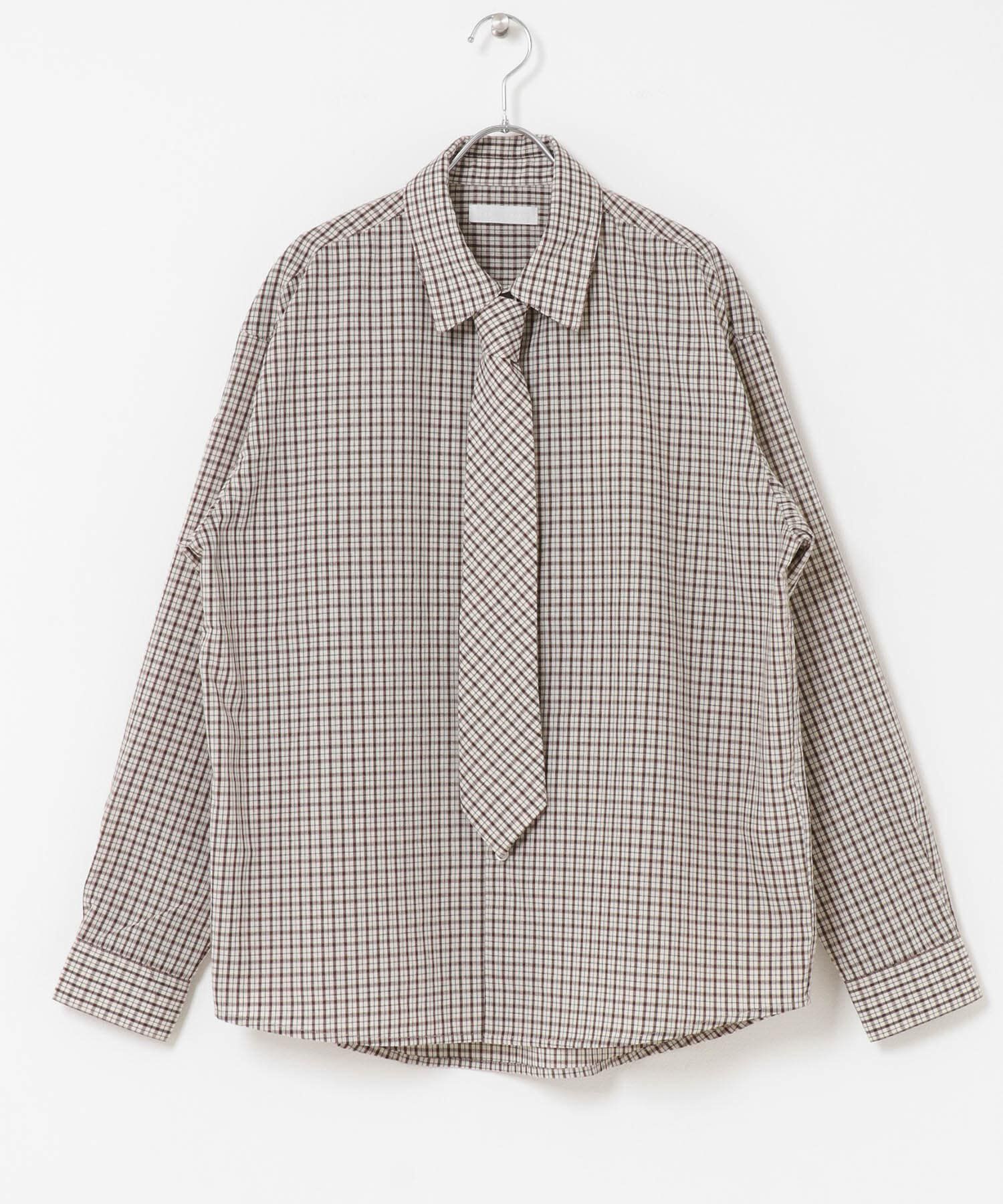 SENSE OF PLACE by URBAN RESEARCH「レギュラーカラーネクタイシャツ」|シャツ・ブラウス|