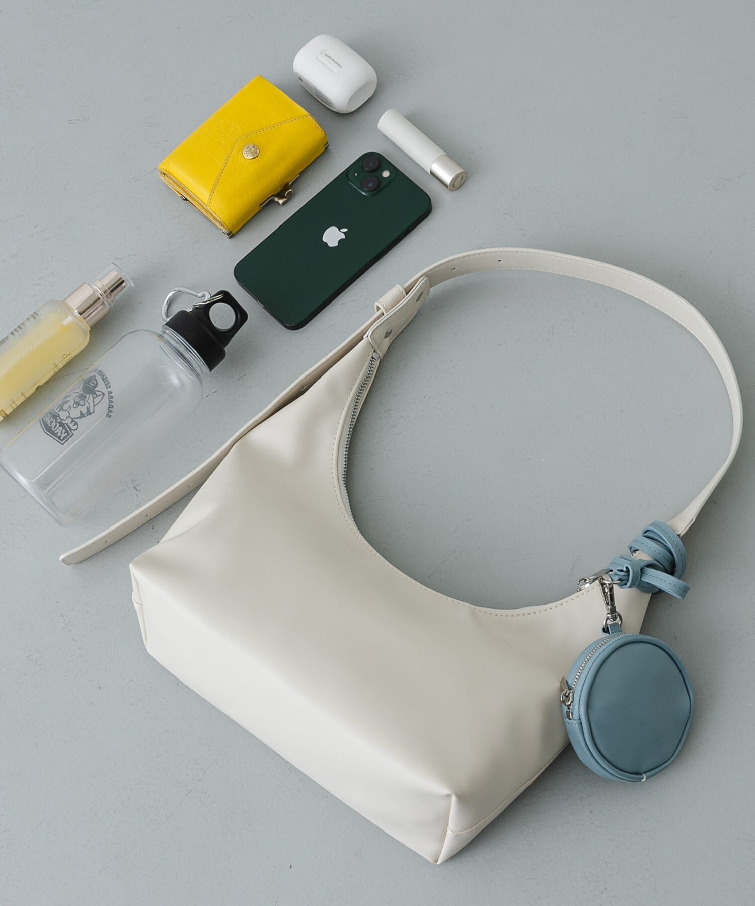 SENSE OF PLACE by URBAN RESEARCH「ラウンドポーチツキバッグ」|ハンドバッグ|ライトベージュ