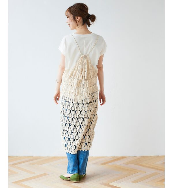 le.coeur blanc「ハンドクロシェキャミワンピース」|ワンピース|