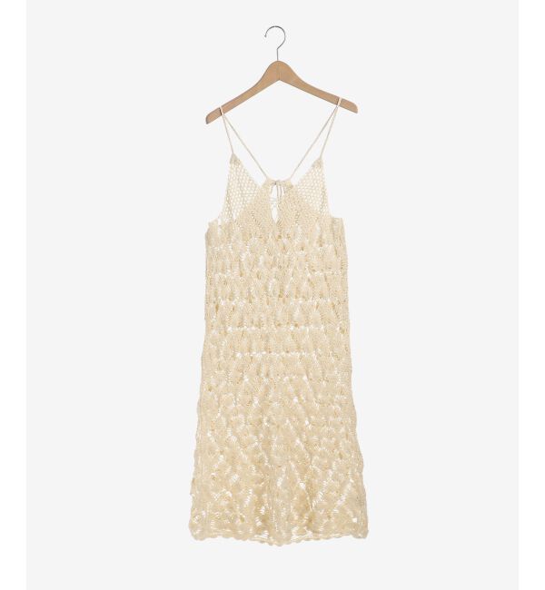 le.coeur blanc「ハンドクロシェキャミワンピース」|ワンピース|
