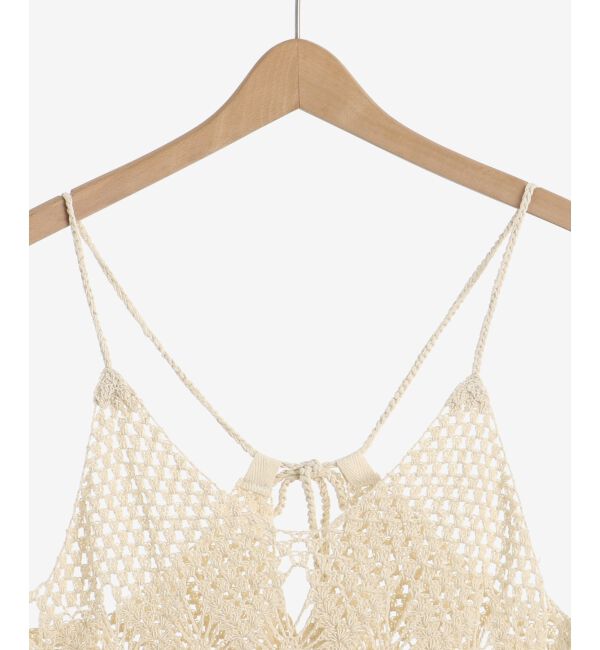 le.coeur blanc「ハンドクロシェキャミワンピース」|ワンピース|