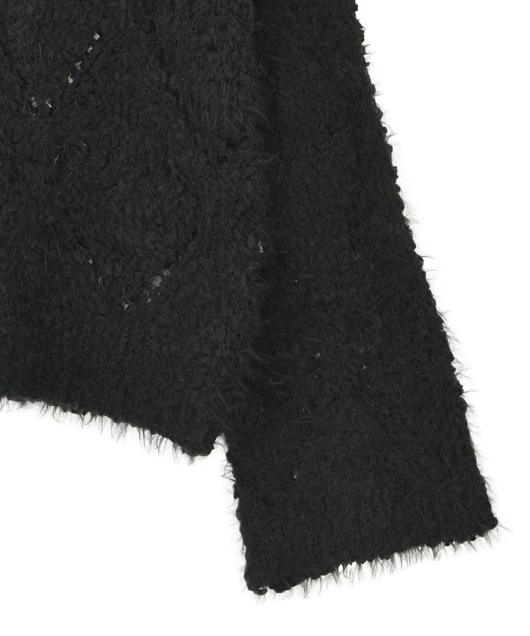 earth music&ecology「シャギーミックス透かしハート柄ニット」|ニット・セーター|