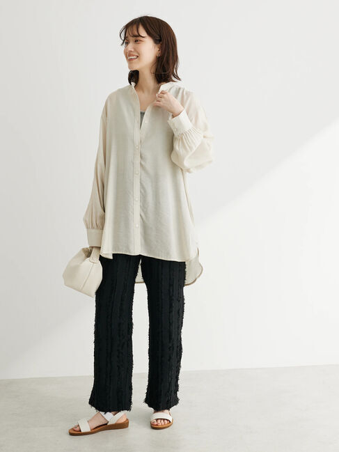  「・SUGAR SPOON フリンジジャカードパンツ」|その他|