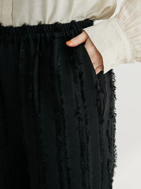  「・SUGAR SPOON フリンジジャカードパンツ」|その他|