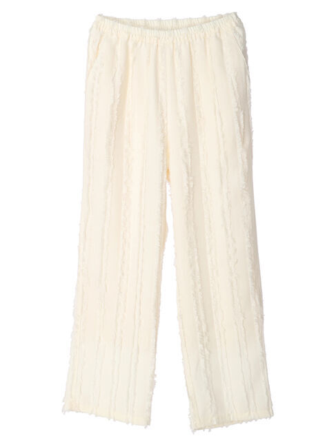  「・SUGAR SPOON フリンジジャカードパンツ」|その他|