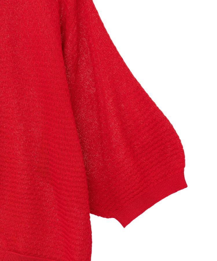 Green Parks「スキッパー半袖ニットカーディガン」|カーディガン|