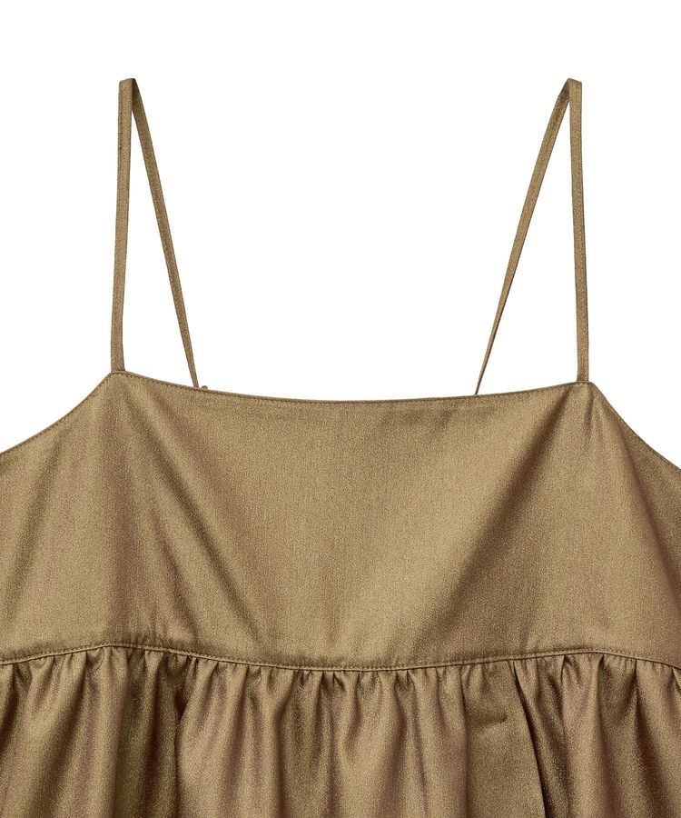 YECCA VECCA「シャイニーオーバーキャミ」|キャミソール|