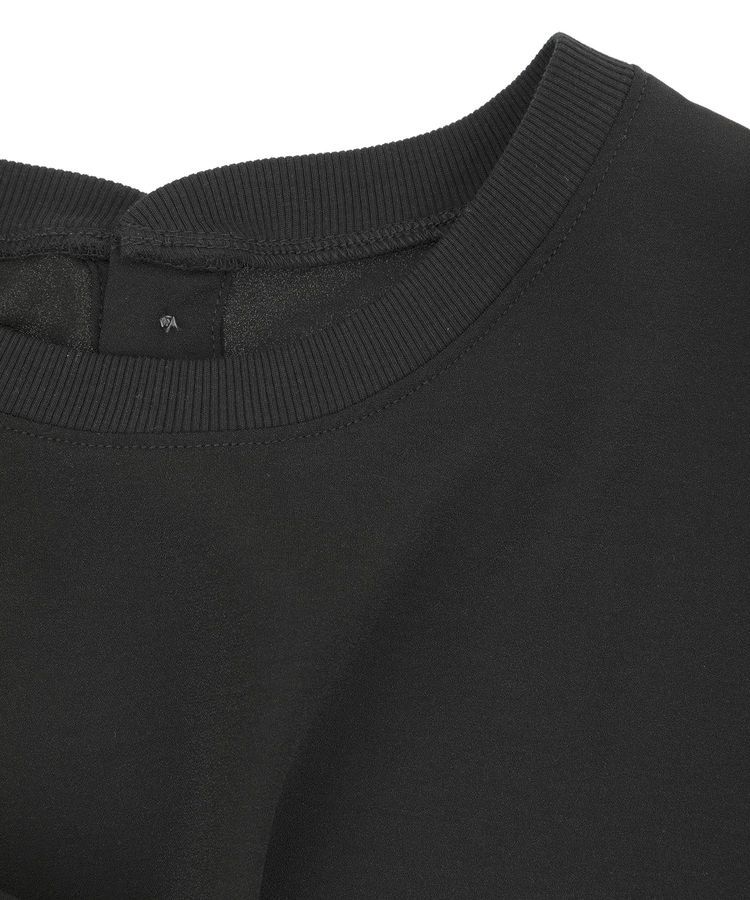 YECCA VECCA「リブMIXジョーゼットブラウス」|シャツ・ブラウス|