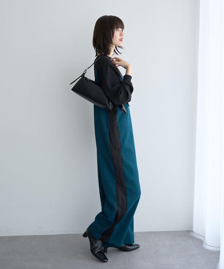 YECCA VECCA「リブMIXジョーゼットブラウス」|シャツ・ブラウス|