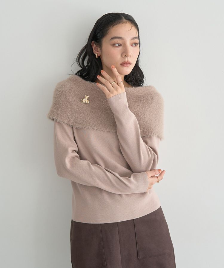 YECCA VECCA「キャットパールブローチ」|その他|