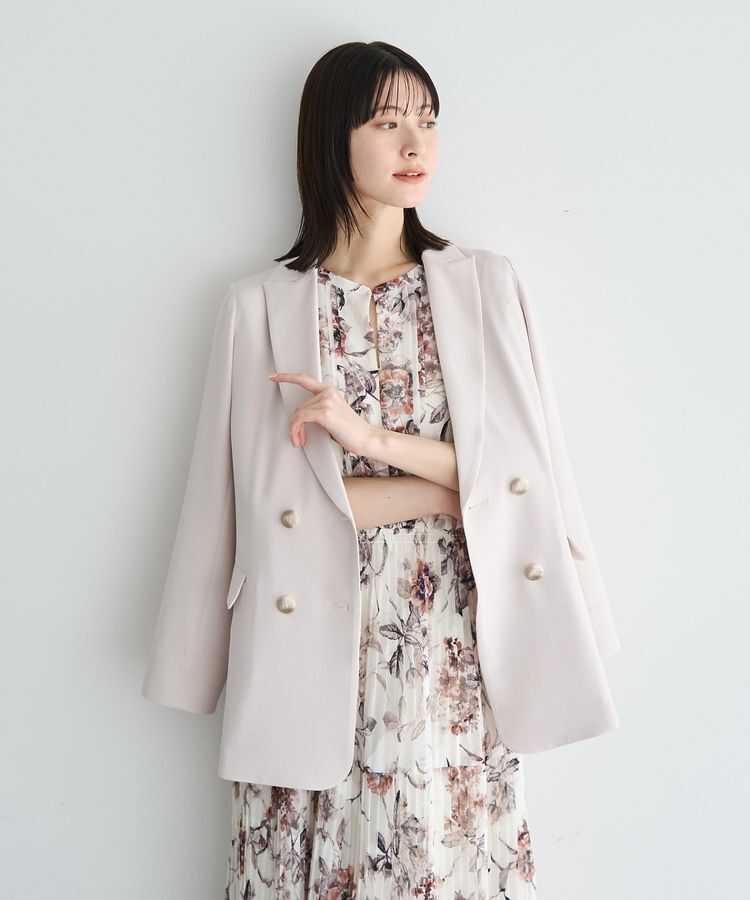 YECCA VECCA「ダブルブレストジャケット」|テーラードジャケット|