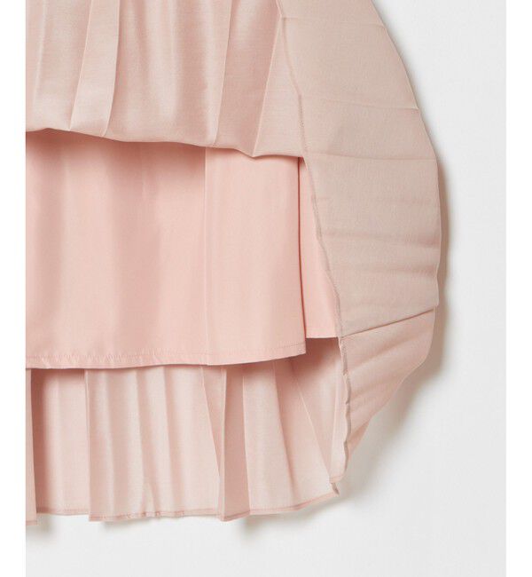 allureville「オーガンジーフェードプリーツスカート」|スカート|