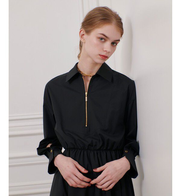 LOULOU WILLOUGHBY「【LOULOU WILLOUGHBY】ボリュームギャザーシャツワンピース」|ワンピース|