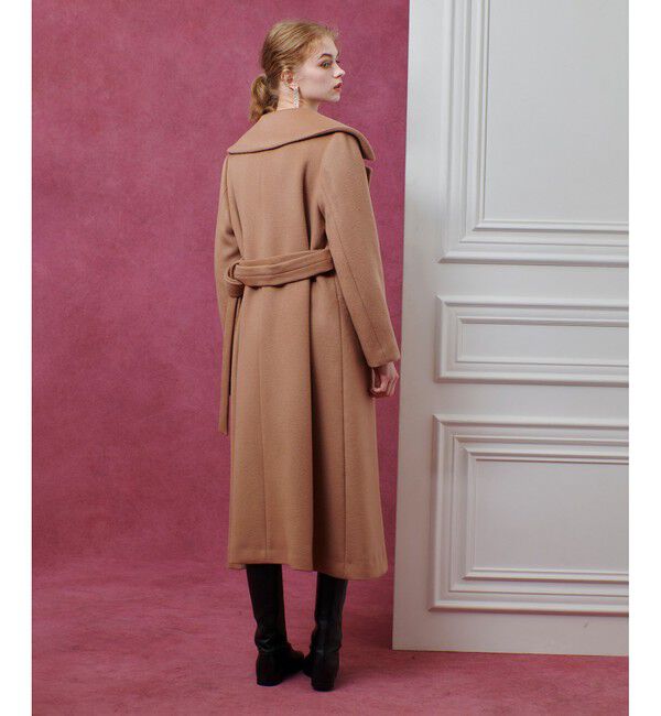 LOULOU WILLOUGHBY「【LOULOU WILLOUGHBY】ショートビーバーテーラーコート」|ダッフルコート|