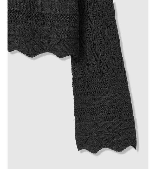 allureville「レースニットプルオーバー」|ニット・セーター|