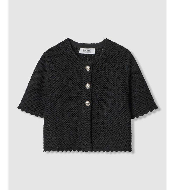 LOULOU WILLOUGHBY「【LOULOU WILLOUGHBY】メッシュクロッシェボレロカーディガン」|カーディガン|