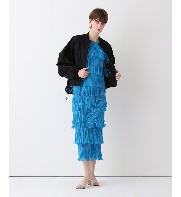 allureville「トランスペアレントコクーンブルゾン」|ブルゾン・スタジャン|