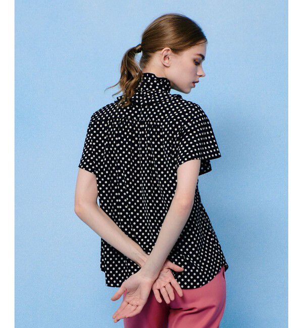 LOULOU WILLOUGHBY「◇【LOULOU WILLOUGHBY】デシンドットフレアスリーブブラウス」|その他|