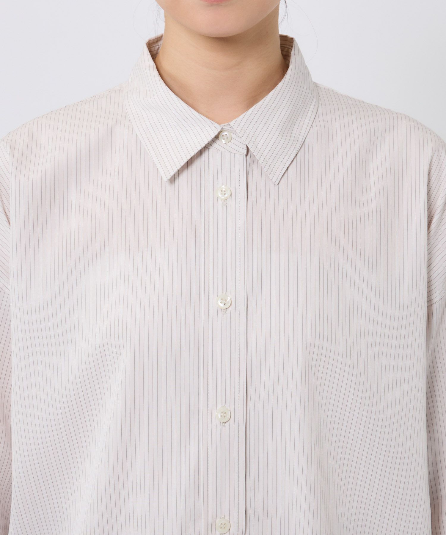 BABYLONE「コットンオーバーシャツ」|シャツ・ブラウス|