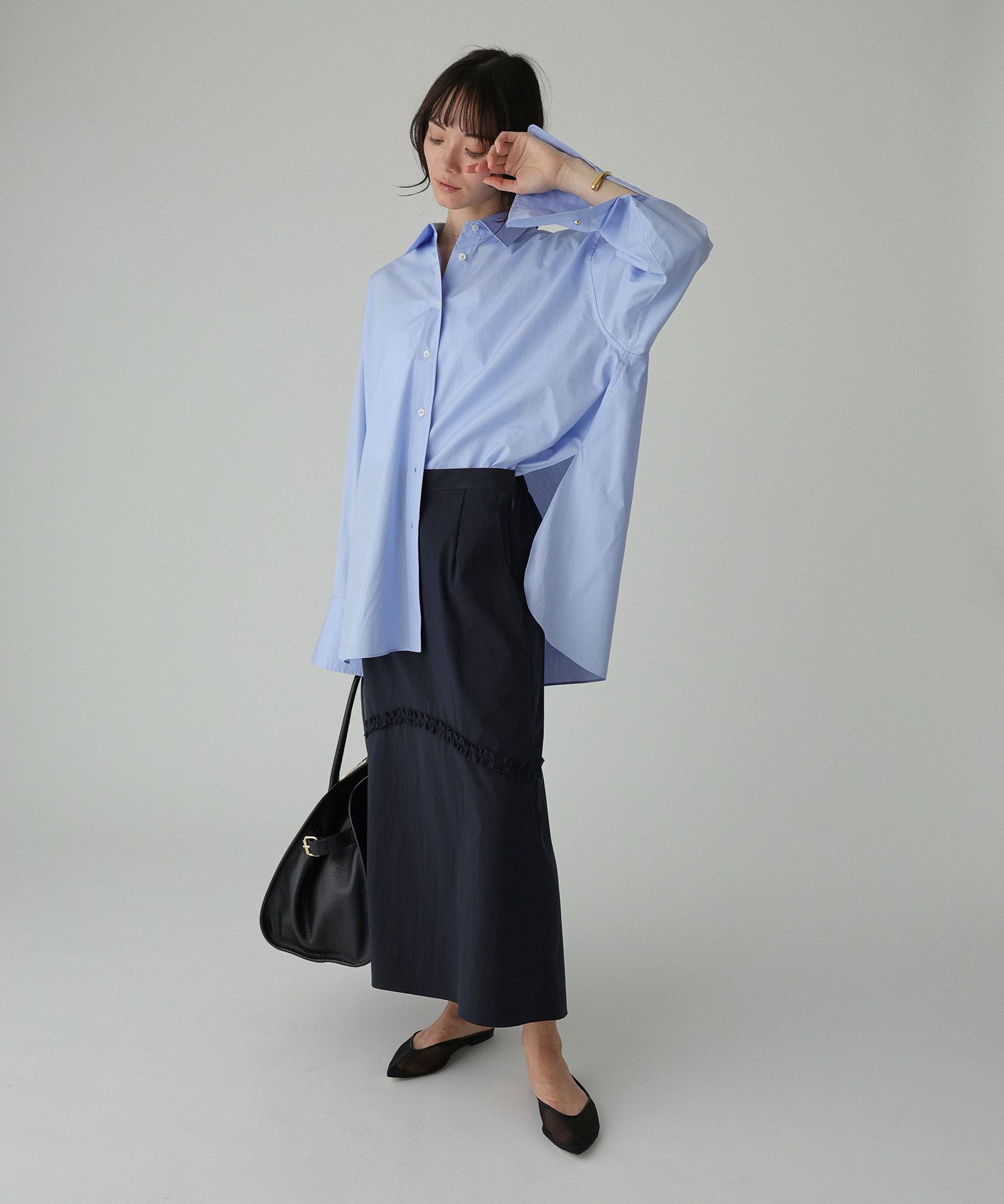 BABYLONE「コットンオーバーシャツ」|シャツ・ブラウス|