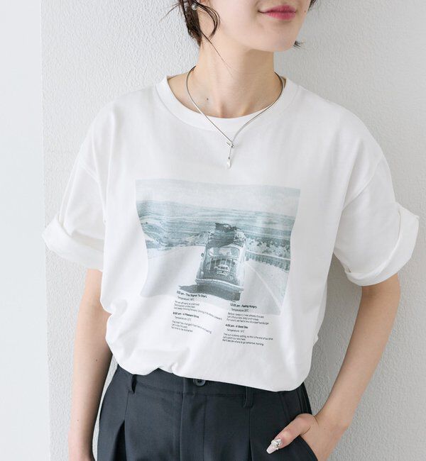 「アソートフォトプリントTシャツ」|Tシャツ・カットソー|オフホワイト
