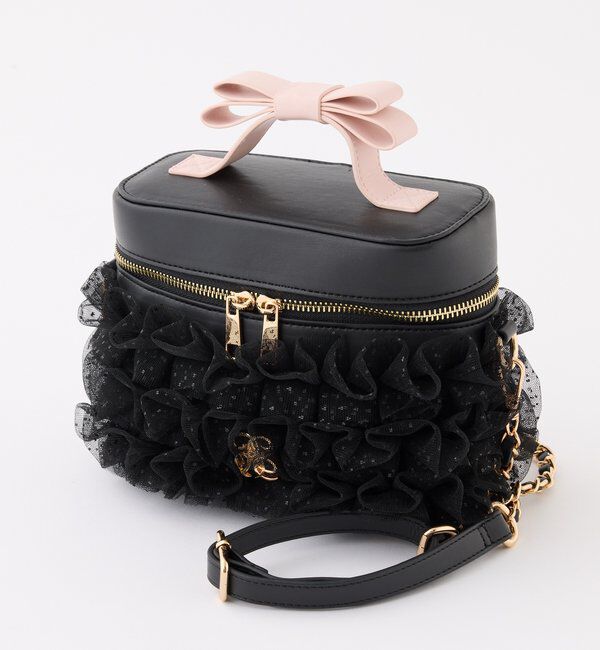  「チュールフリルリボンバニティバッグ」|ショルダー・メッセンジャー|