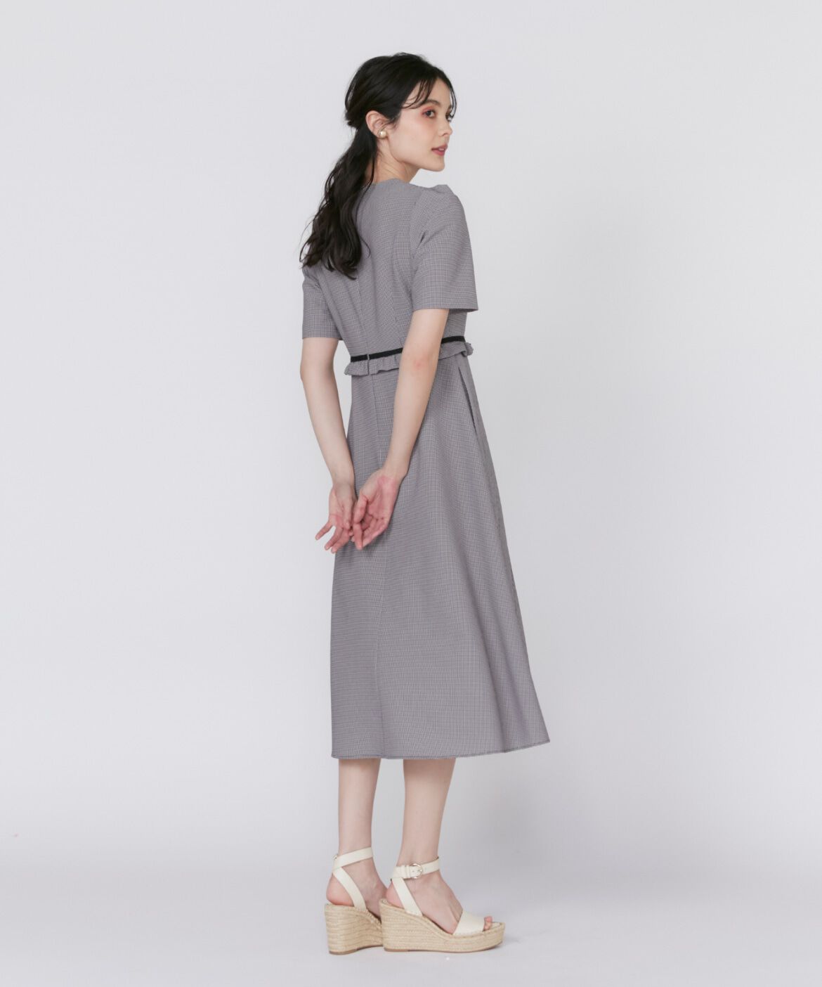 Maglie le cassetto「ウエストフリルワンピース」|ワンピース|