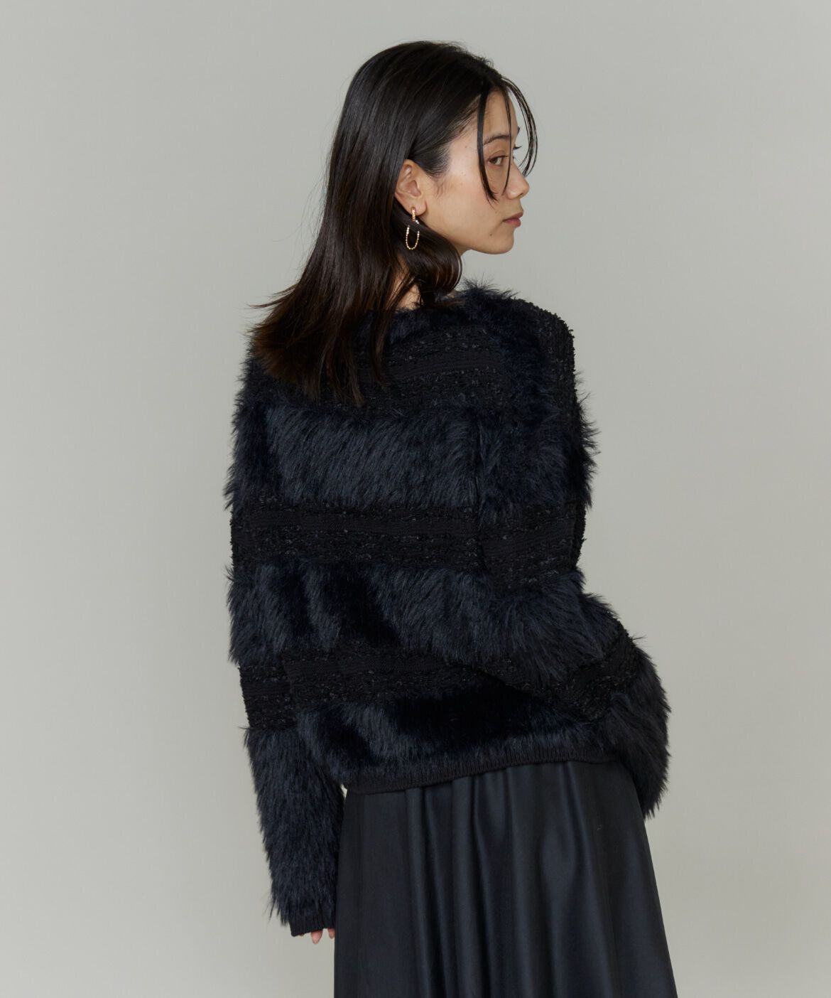 INED「フェザーヤーンプルオーバー」|ニット・セーター|