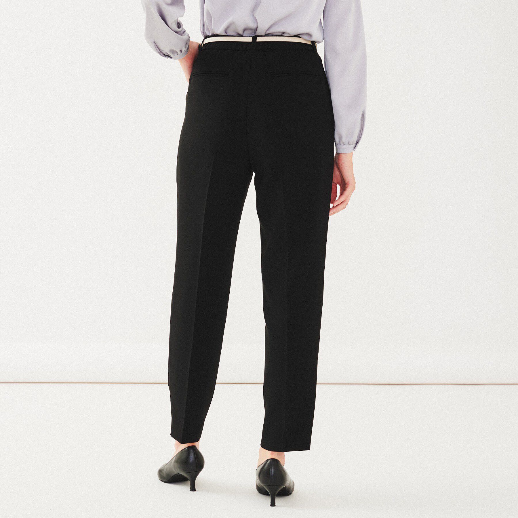 UNTITLED「【通勤スーツ】タックテーパードパンツ」|その他|